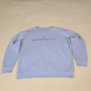 Black Scale Multinational logo crew neck sweatshirt size L